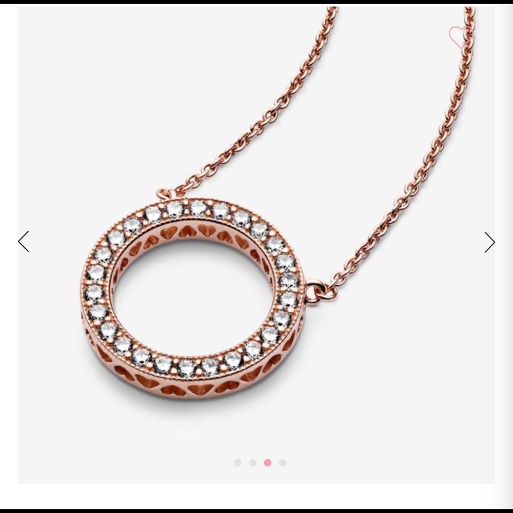 Pandora circle of sparkle necklace.